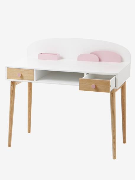 Bureau enfant LIGNE CONFETTI blanc 1 - vertbaudet enfant 