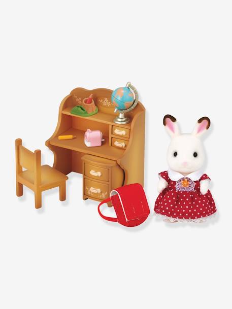 La Fille Lapin Chocolat et Bureau - SYLVANIAN FAMILIES BLANC 3 - vertbaudet enfant 