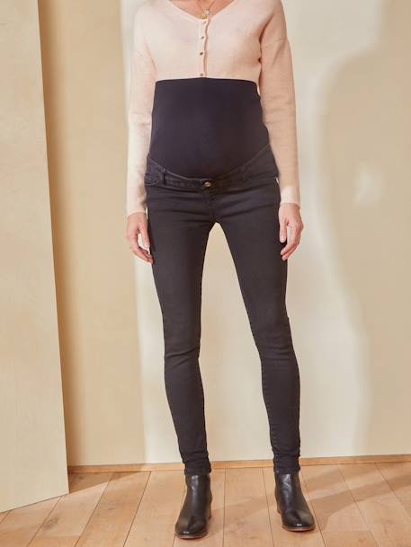 Jean skinny de grossesse bandeau sans couture Bleu délavé+BRUT+GRIS/NOIR 19 - vertbaudet enfant 