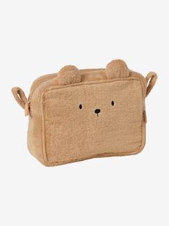 Trousse de toilette Ourson en éponge  - vertbaudet enfant