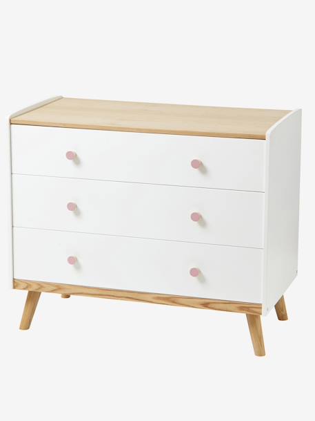 Commode avec poignées personnalisables LIGNE CONFETTI blanc+Vert 6 - vertbaudet enfant 