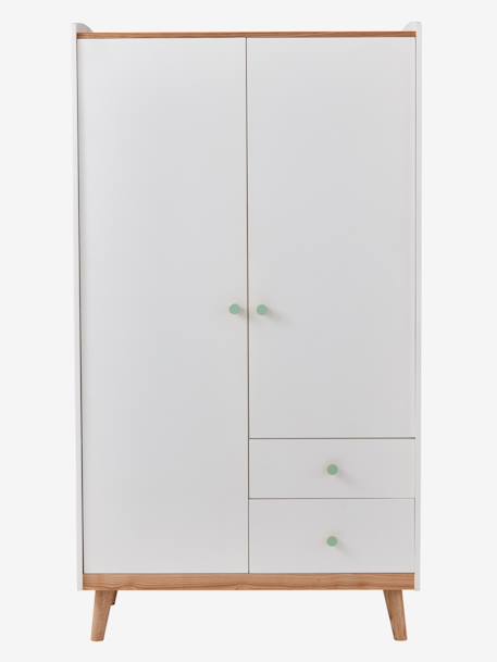 Armoire 2 portes LIGNE CONFETTI blanc+Vert 7 - vertbaudet enfant 