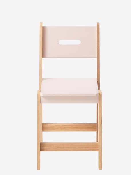 Chaise enfant, assise H 45 cm LIGNE ARCHITEKT blanc/bois+Rose/bois+Vert/bois 9 - vertbaudet enfant 