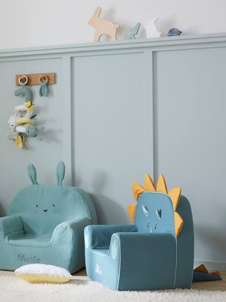 Fauteuil en mousse dino Triceratops Bleu 8 - vertbaudet enfant 