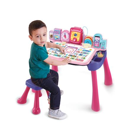 Magi bureau interactif 5 en 1 -  VTECH BLEU+ROSE 5 - vertbaudet enfant 