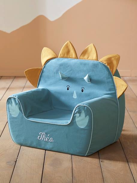 Fauteuil en mousse dino Triceratops Bleu 7 - vertbaudet enfant 