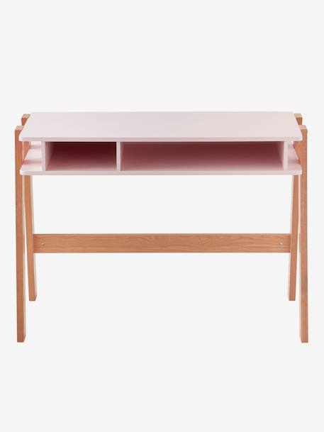 Bureau enfant LIGNE ARCHITEKT blanc/bois+rose+vert 9 - vertbaudet enfant 