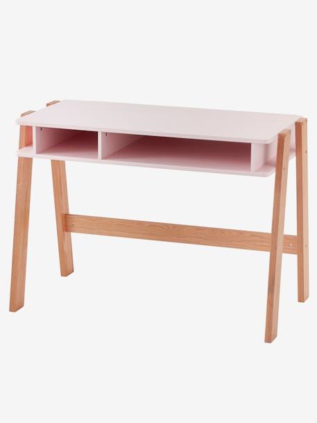 Bureau enfant LIGNE ARCHITEKT blanc/bois+rose+vert 7 - vertbaudet enfant 