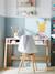 Bureau enfant LIGNE ARCHITEKT blanc/bois+rose+vert 10 - vertbaudet enfant 