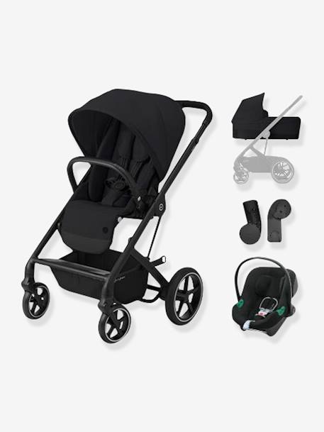 Combiné trio CYBEX Balios S Lux 3-in-1 Noir (Deep black) 2 - vertbaudet enfant 