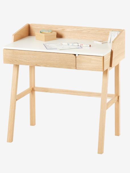 Bureau enfant Vintage blanc 1 - vertbaudet enfant 