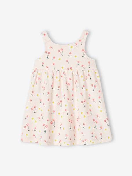 Robe bébé sans manches écru+fuchsia+rose clair imprimé 9 - vertbaudet enfant 