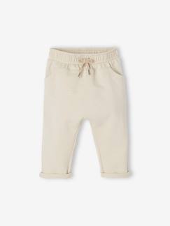 Pantalon molleton bébé garçon uni BASICS  - vertbaudet enfant