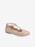 Ballerines salomés fille blanc nacre+rose pâle 12 - vertbaudet enfant 