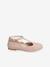 Ballerines salomés fille blanc nacre+rose pâle 13 - vertbaudet enfant 