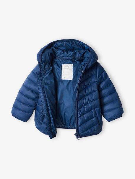 Doudoune light bébé à capuche bronze+navy 7 - vertbaudet enfant 