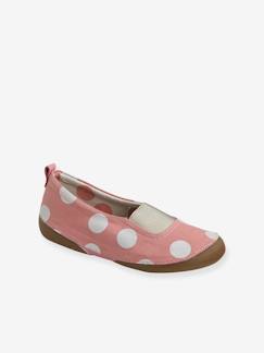 -Chaussons élastiqués fille en toile