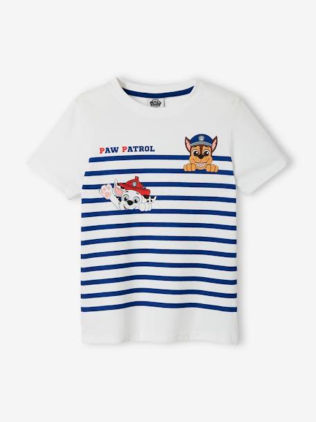 T-shirt garçon Pat'Patrouille® Blanc rayé 1 - vertbaudet enfant 