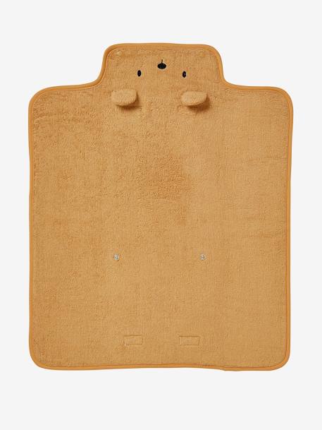 Tapis à langer de voyage en éponge Ourson caramel 2 - vertbaudet enfant 