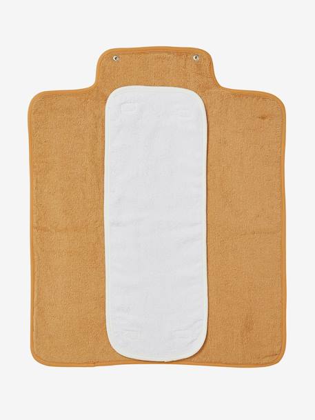 Tapis à langer de voyage en éponge Ourson caramel 3 - vertbaudet enfant 