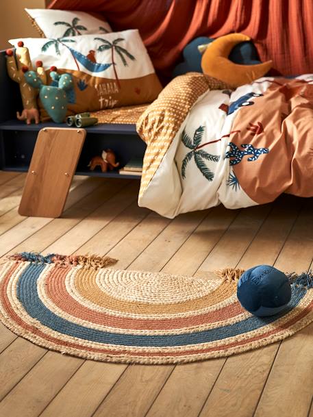 Tapis en jute Arc-en-ciel WILD SAHARA bleu / multicolore 2 - vertbaudet enfant 