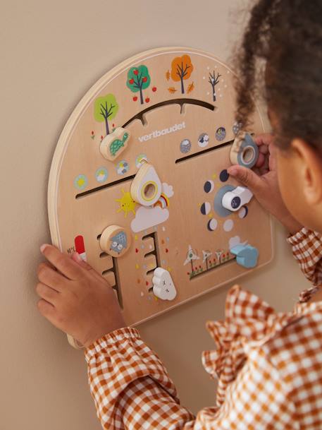 Planche de la météo et du temps en bois FSC® multicolore 5 - vertbaudet enfant 