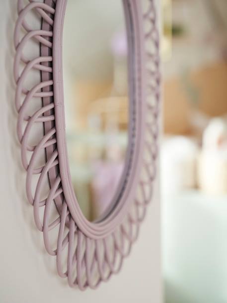 Miroir ovale en rotin DOUCE PROVENCE violet 3 - vertbaudet enfant 