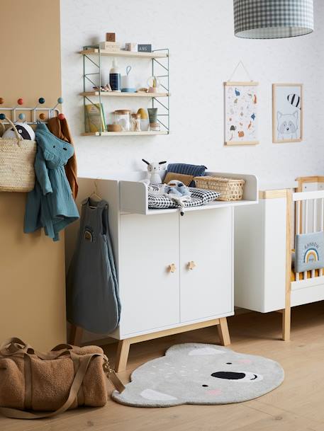 Commode à langer avec placard LIGNE GRANDE OURSE blanc 5 - vertbaudet enfant 