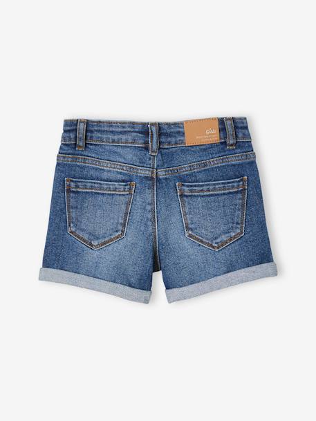 Short en jean Basics fille DENIM BRUT+stone 6 - vertbaudet enfant 