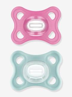 Puériculture-Repas-Lot de 2 sucettes 2-6 mois en silicone MAM Comfort