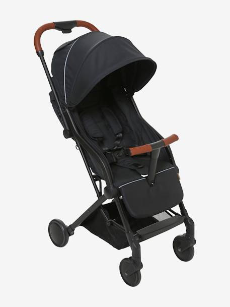 Poussette citadine vertbaudet Microcity gris chiné/noir+kaki chiné+noir mat 11 - vertbaudet enfant 