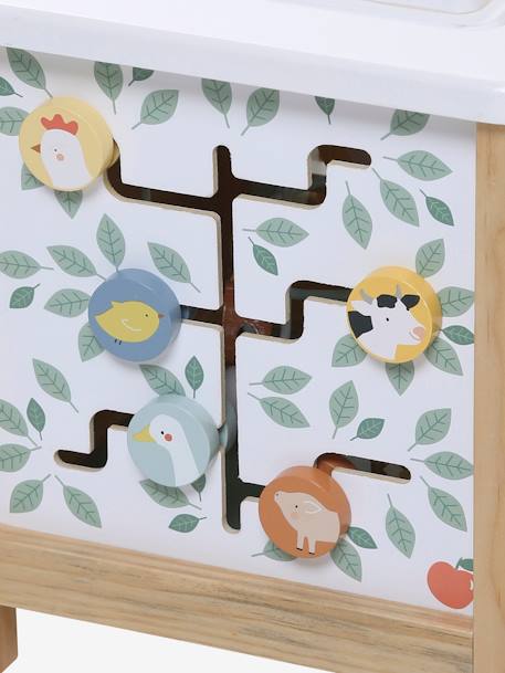 Grand cube d'activités en bois FSC® Beige LOVELY FARM+Les amis de la forêt+rose 9 - vertbaudet enfant 