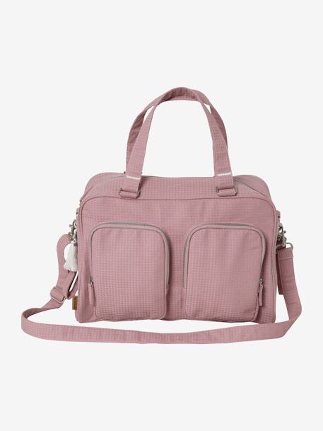 Sac à langer multipoches en coton nid d'abeille Family blush 4 - vertbaudet enfant 