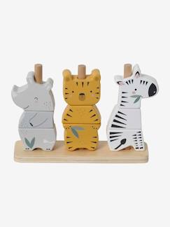 Animaux à empiler Jungle en bois FSC®  - vertbaudet enfant