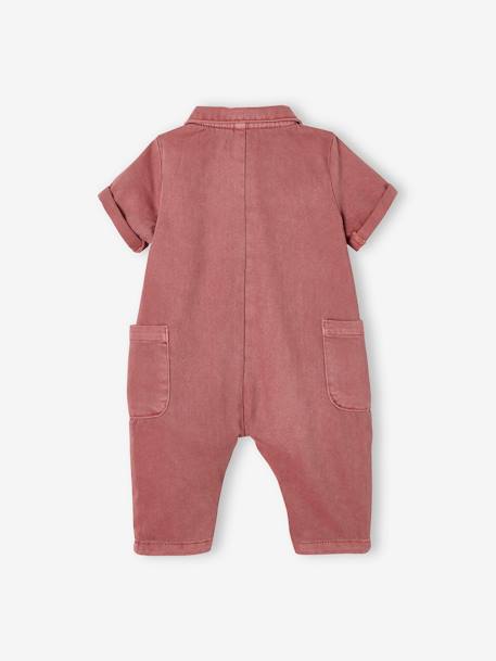 Combinaison manches courtes bébé bois de rose 3 - vertbaudet enfant 