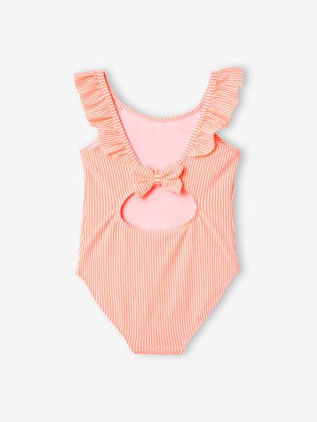 Maillot de bain 1 pièce fille 'playa' corail 5 - vertbaudet enfant 