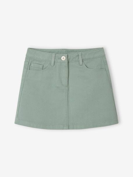 Jupe Basics fille vert 1 - vertbaudet enfant 