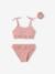 Maillot de bain 2 pièces imprimé vichy fille corail 3 - vertbaudet enfant 