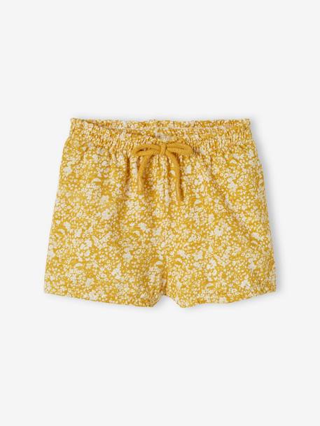 Short bébé fille en maille blanc imprimé+bleu royal imprimé+moutarde imprimé+vert sauge 9 - vertbaudet enfant 