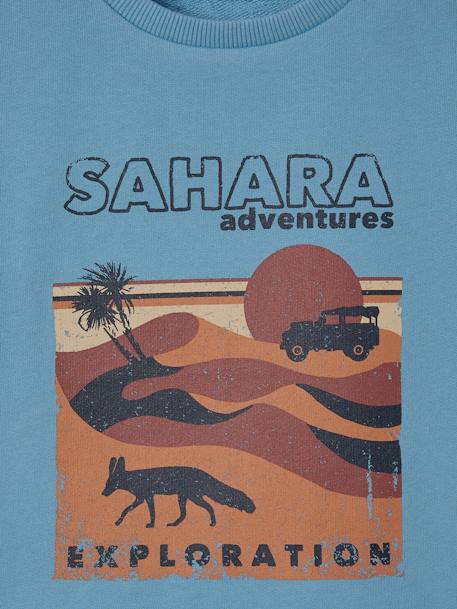 Tee-shirt motif sahara garçon manches courtes bleu clair 3 - vertbaudet enfant 