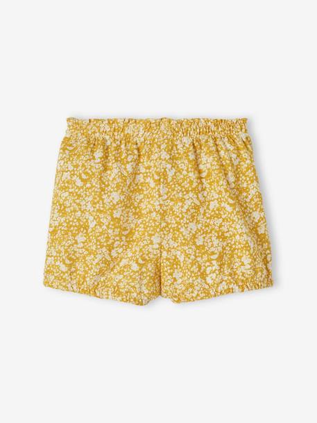 Short bébé fille en maille blanc imprimé+bleu royal imprimé+moutarde imprimé+vert sauge 10 - vertbaudet enfant 