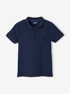 Polo manches courtes broderie poitrine garçon  - vertbaudet enfant