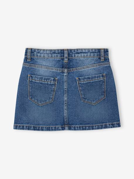 Jupe en jean Basics fille double stone+stone 10 - vertbaudet enfant 