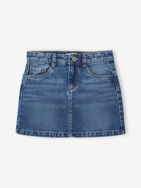 Jupe en jean Basics fille double stone+stone 9 - vertbaudet enfant 