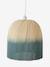 Abat-jour pour suspension en bambou Tie and Dye beige / bleu 1 - vertbaudet enfant 