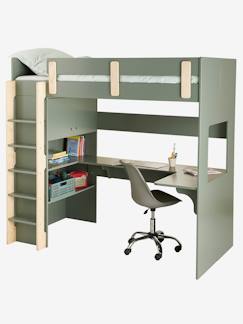 Lit mezzanine avec bureau et rangement LIGNE EVEREST  - vertbaudet enfant