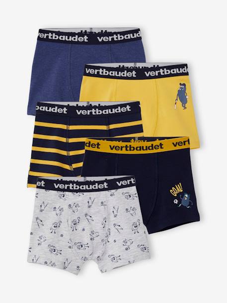 Lot de 5 boxers stretch garçon monstres  - vertbaudet enfant