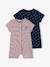 Lot de 2 pyjamas combishort bébé garçon lot ivoire 1 - vertbaudet enfant 