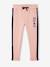 Pantalon de sport fille en molleton bandes côtés PRUNE - 19-2024 TCX+rose 5 - vertbaudet enfant 