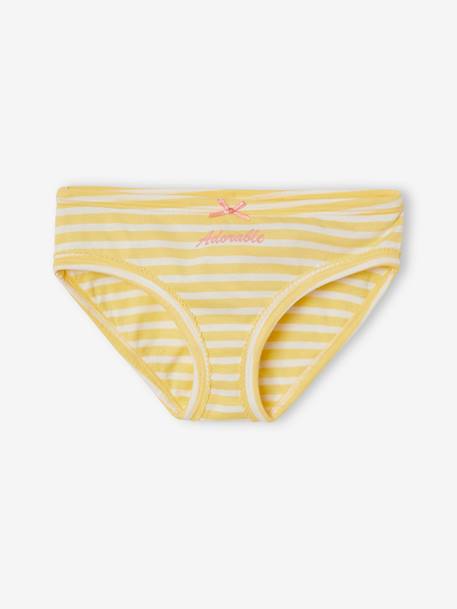 Lot de 7 culottes fille Lot ivoire rayé 6 - vertbaudet enfant 